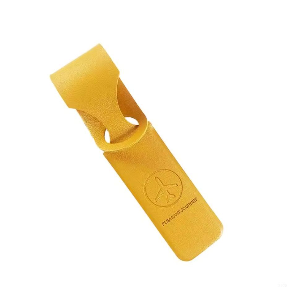 étiquette de voyage en plastique facile à attacher