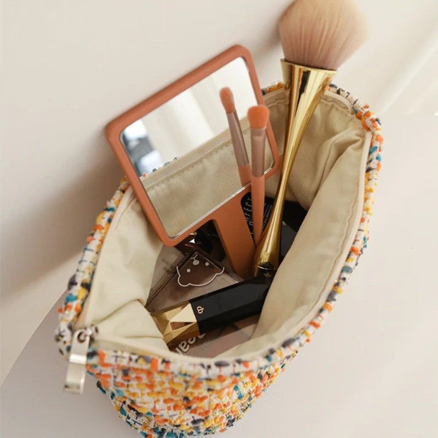 organisateur de toilette femme fait main