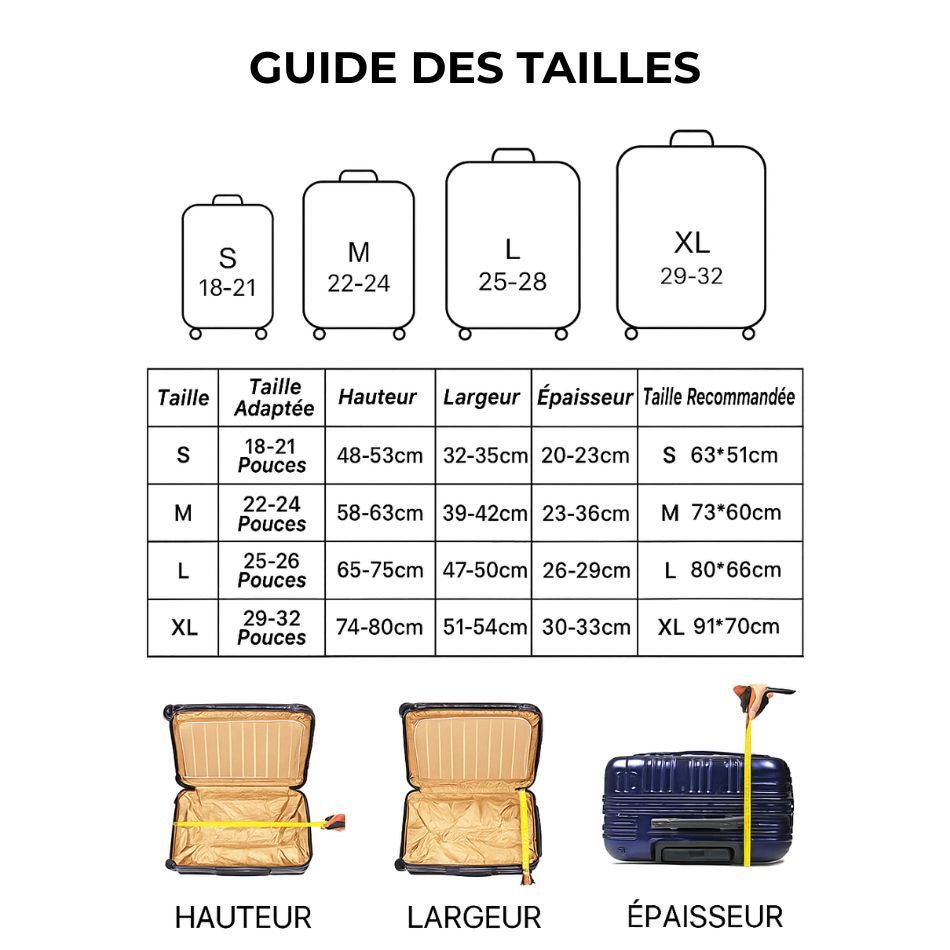 protection de valise panda originale