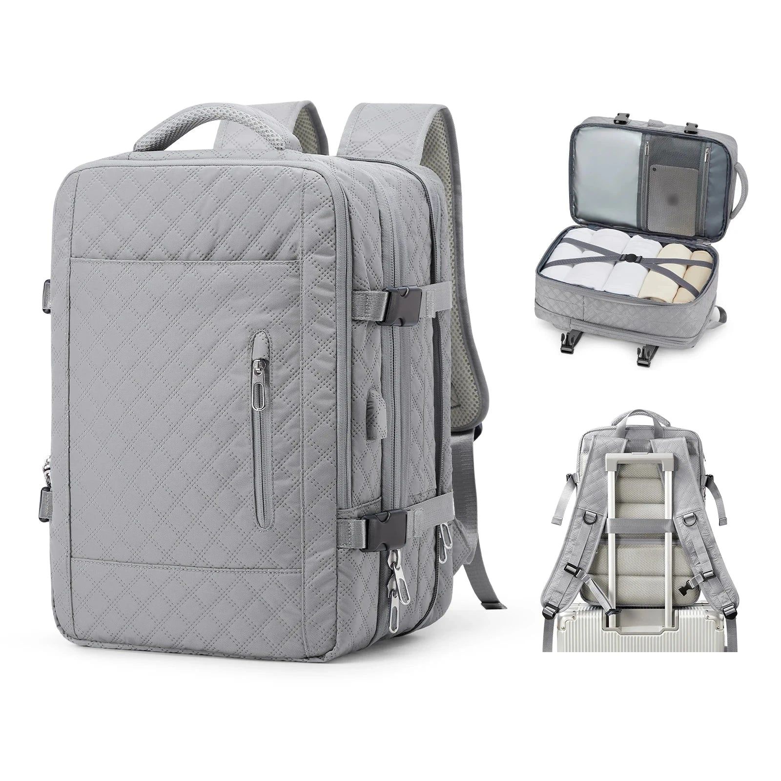 Sac À Dos 45x36x20 Femme Matelassé