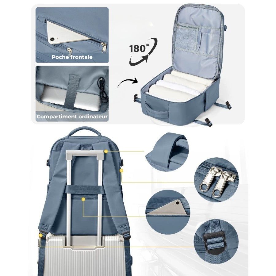 sac à dos cabine Easyjet adapté