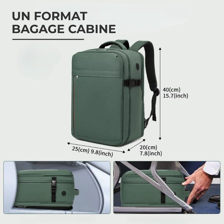 sac à dos compact pour avion