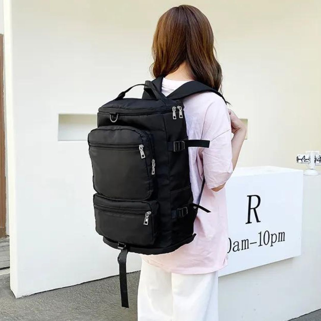 sac à dos de voyage en matériau résistant