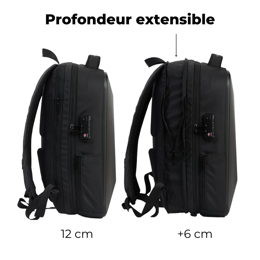sac à dos ergonomique avec coque solide