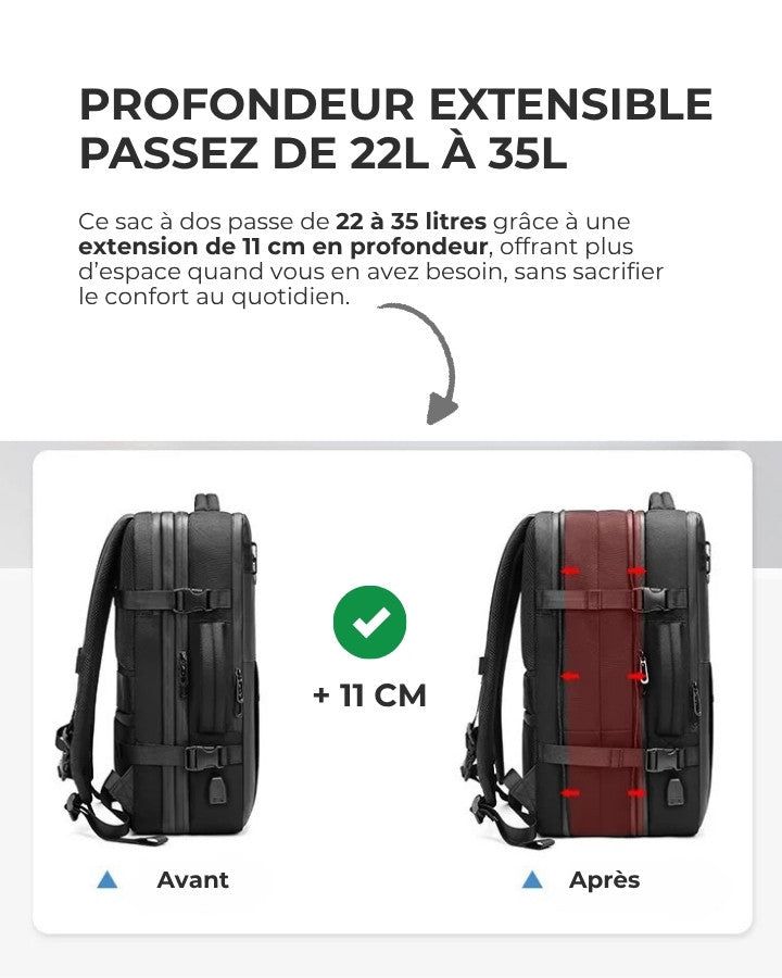 sac à dos léger idéal pour les excursions