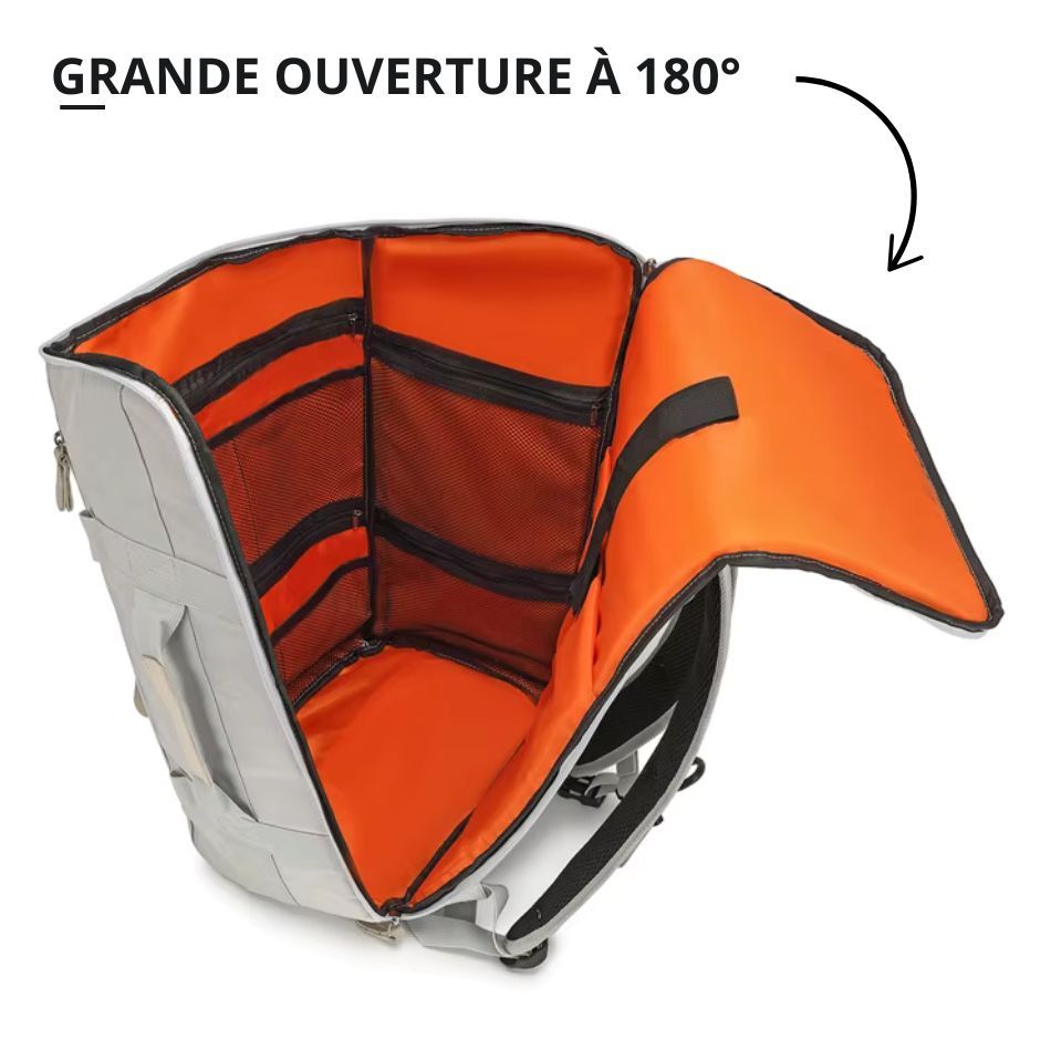 sac de voyage à grande ouverture pratique