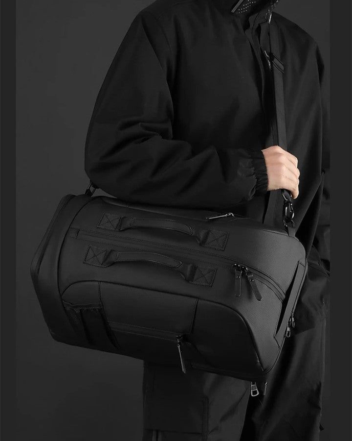 sac de voyage avec compartiments organisés