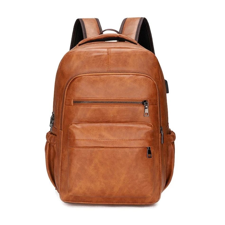 sac de voyage en cuir synthétique pour homme