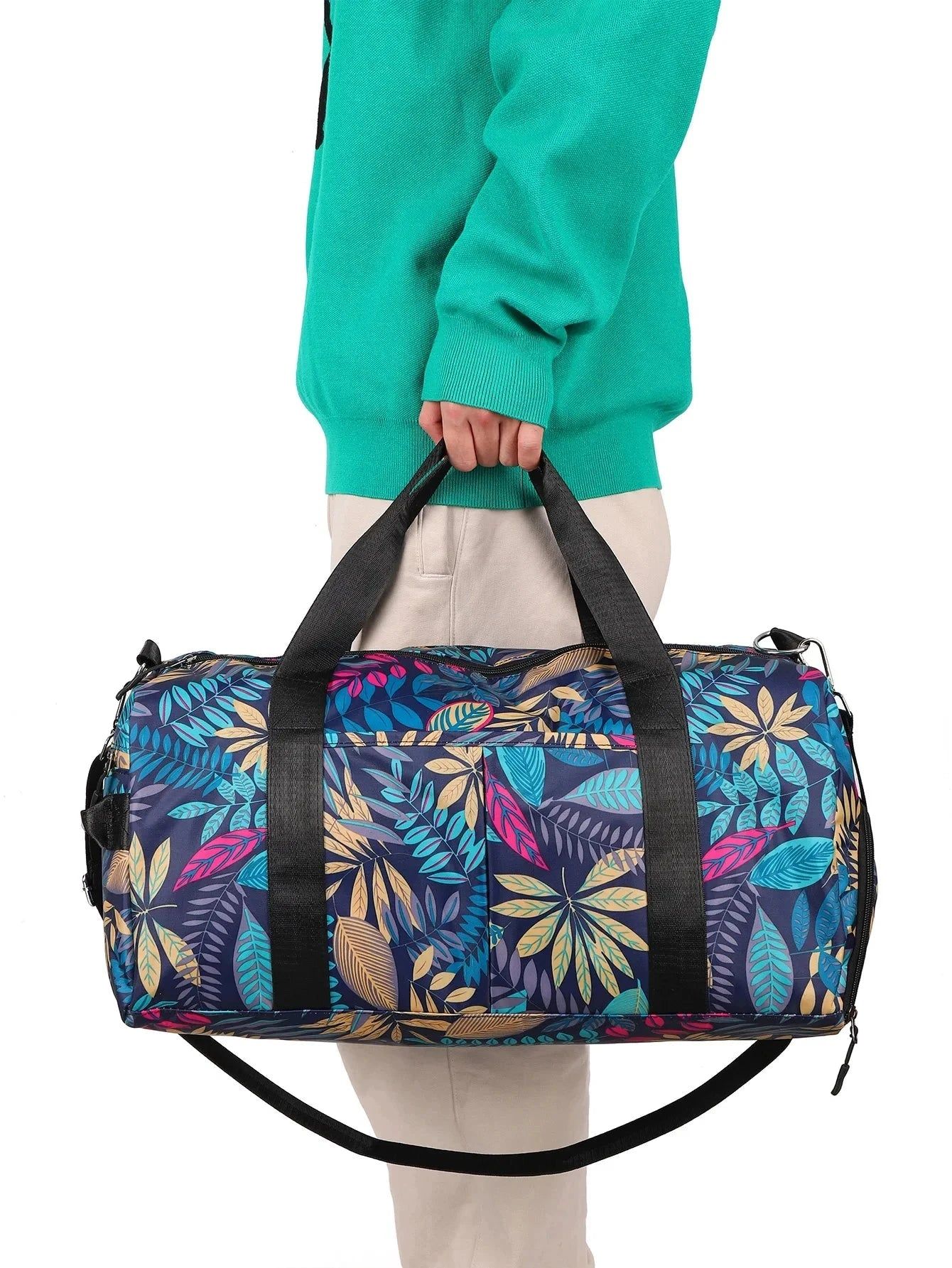sac de voyage polochon femme design floral