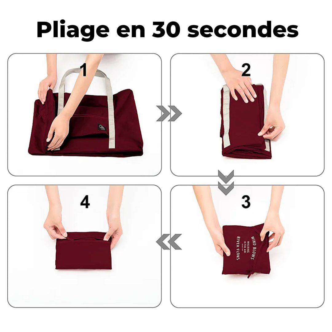 sac pliable idéal pour escapades