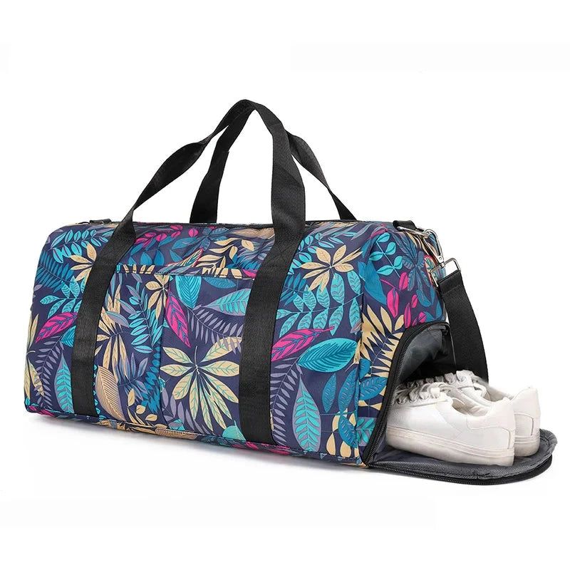 sac polochon femme motif champêtre