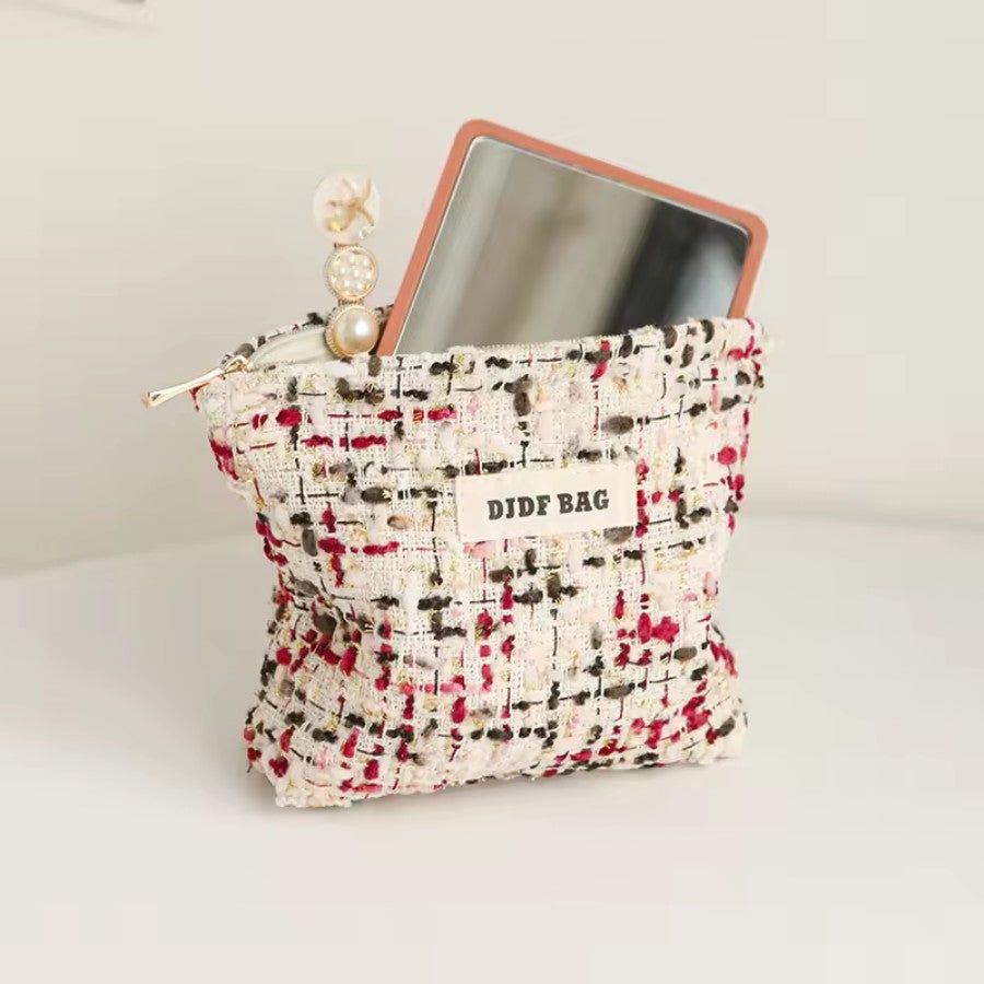 trousse de rangement colorée pour produits de beauté