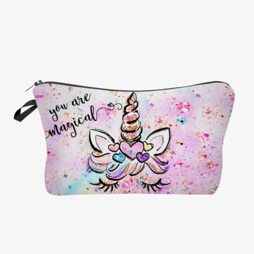 Trousse de toilette fille - licorne
