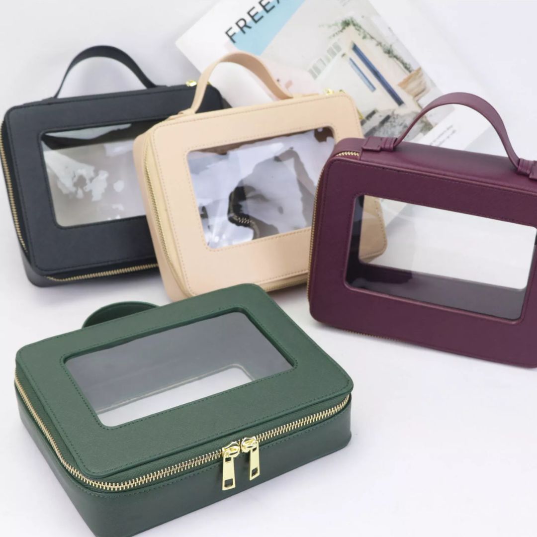 Trousse de toilette maquillage - pochette zippée transparente – Image 3