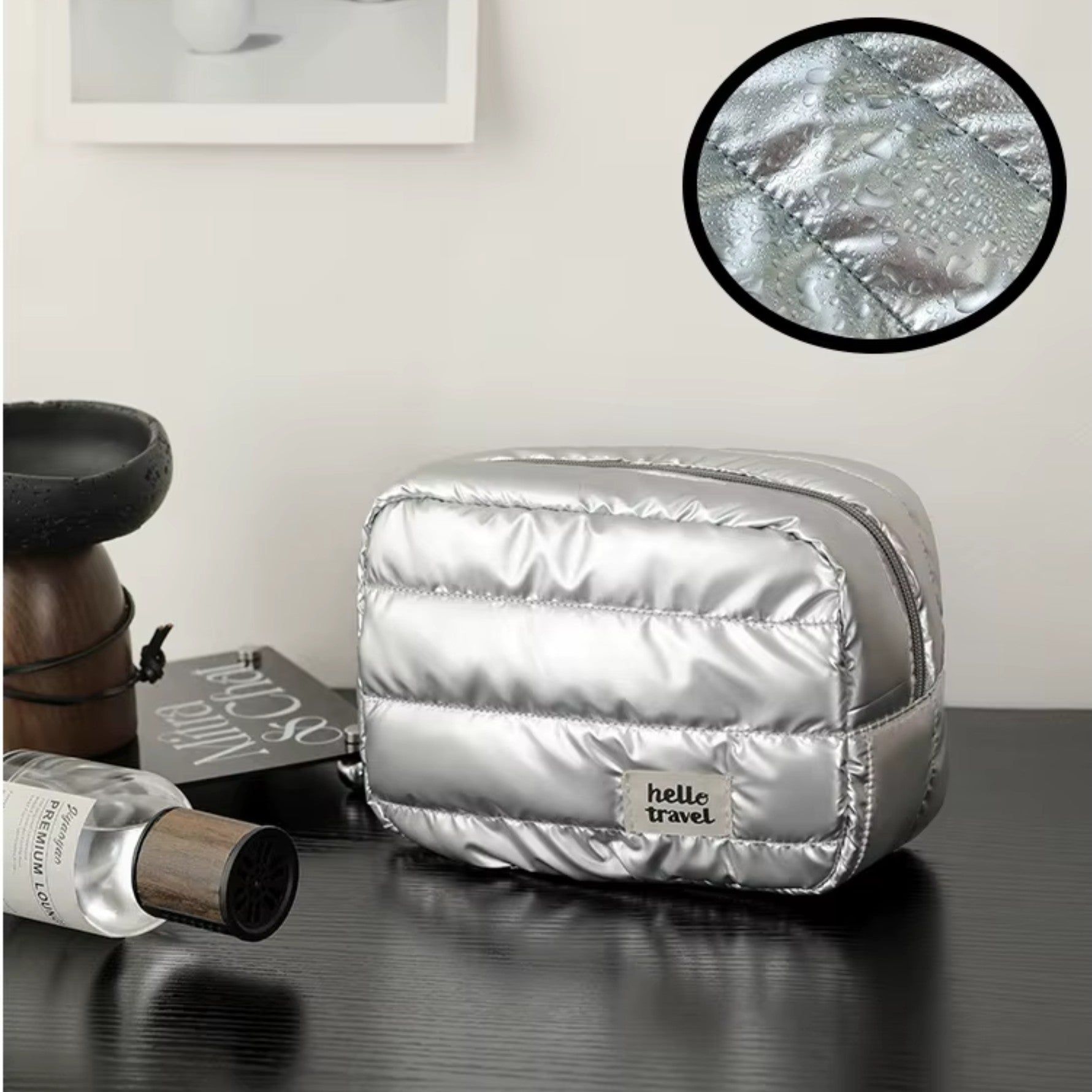 Trousse de toilette matelassée femme - puffer – Image 4