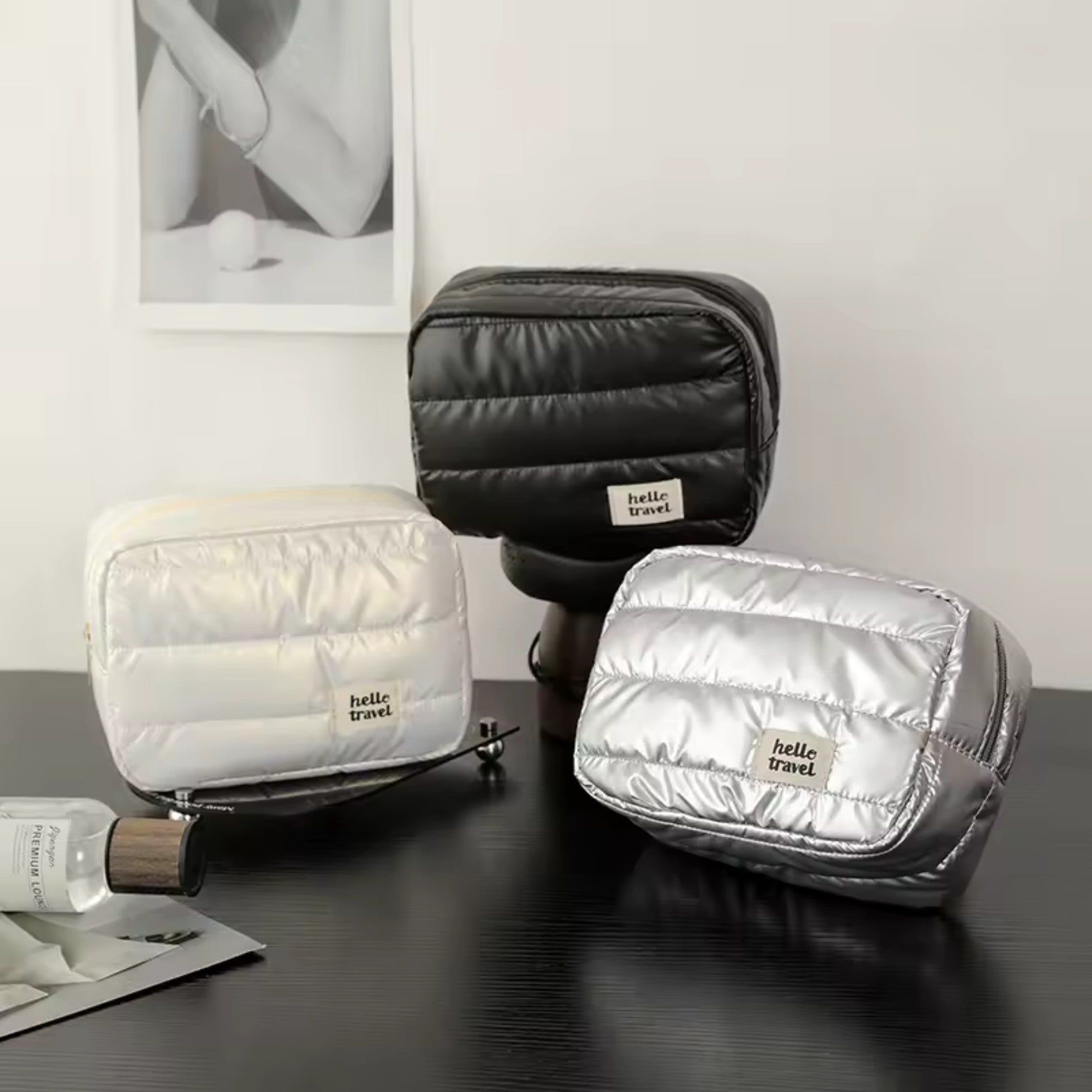 Trousse de toilette matelassée femme - puffer – Image 8