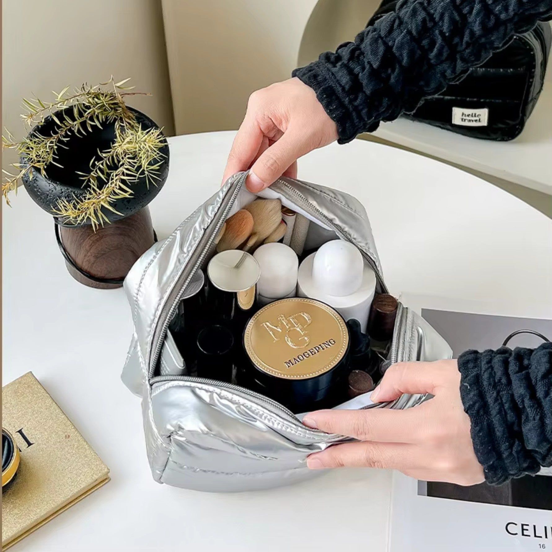 Trousse de toilette matelassée femme - puffer – Image 5