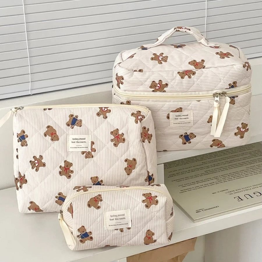 trousse de rangement ourson amusante