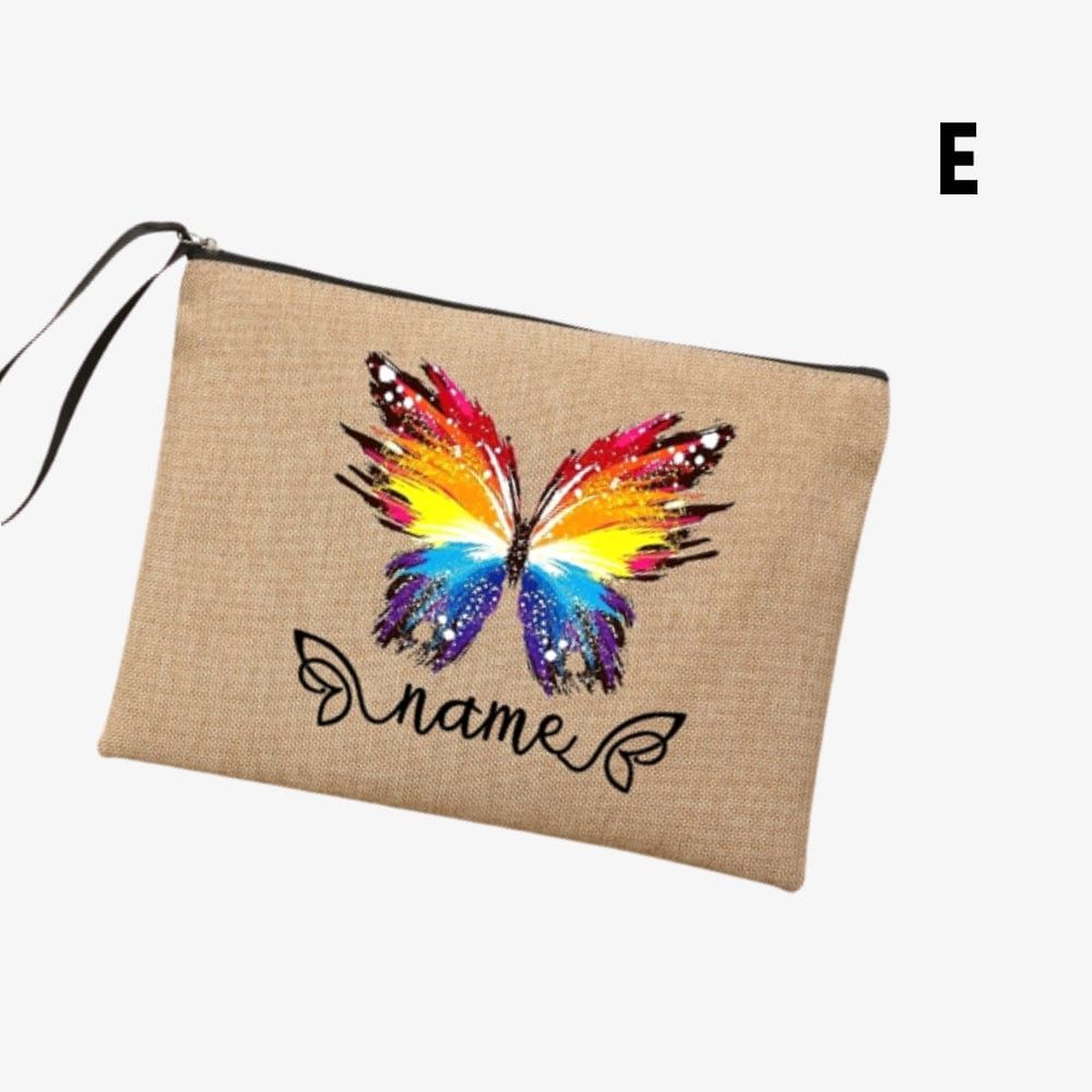 Trousse de toilette personnalisable <br> papillon – Image 6