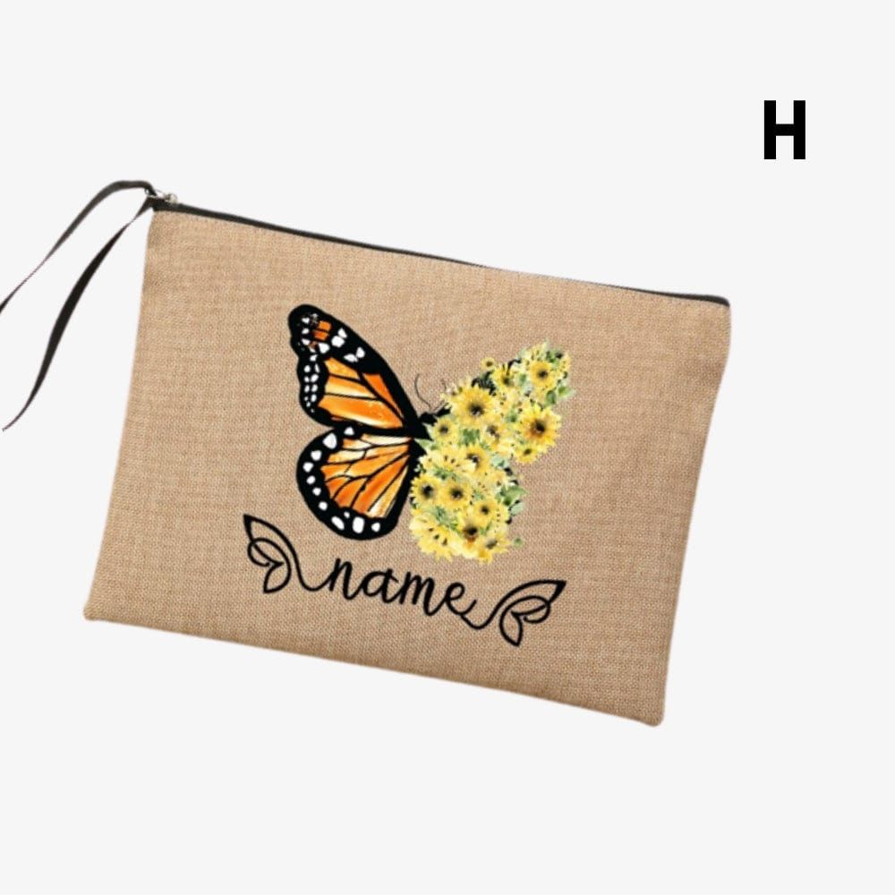 Trousse de toilette personnalisable <br> papillon – Image 8