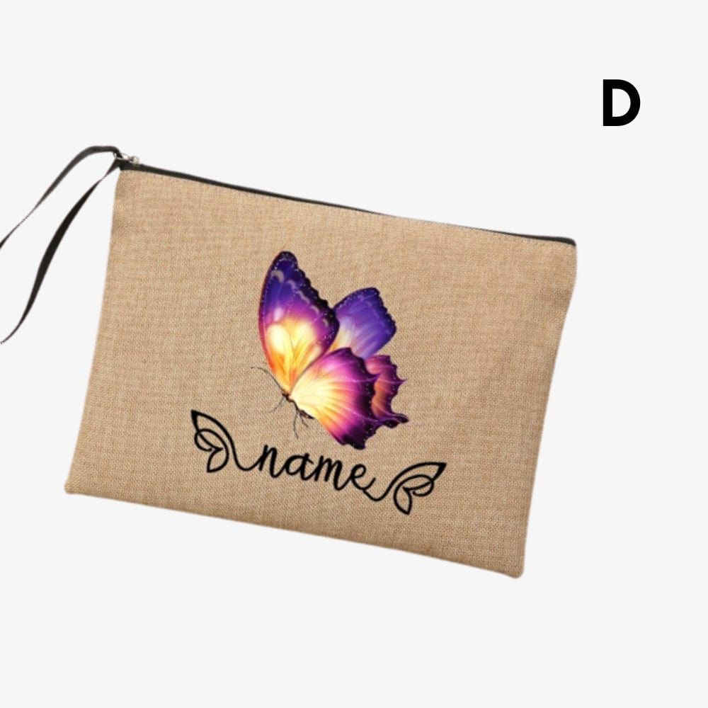 Trousse de toilette personnalisable <br> papillon – Image 4