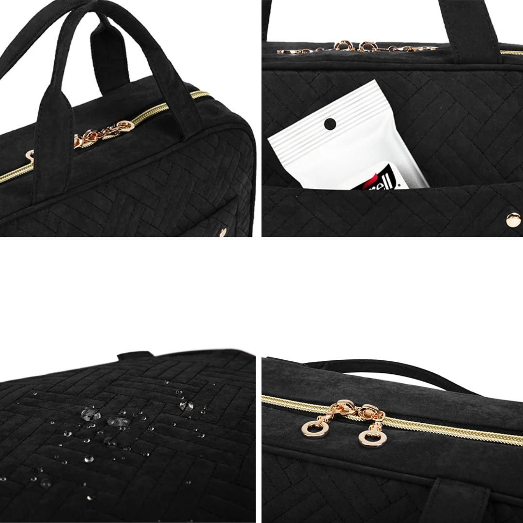 Trousse de toilette pliable à suspendre – Image 2