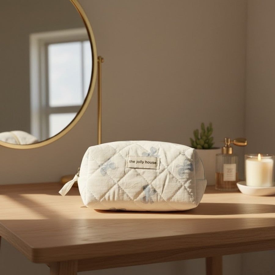 organisateur de voyage en tissu motifs colorés nœuds papillon