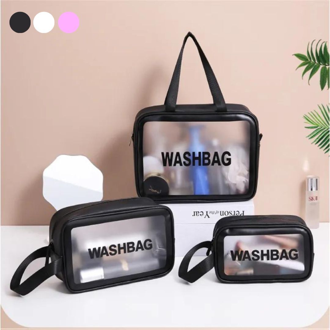 Trousse de toilette transparente - washbag