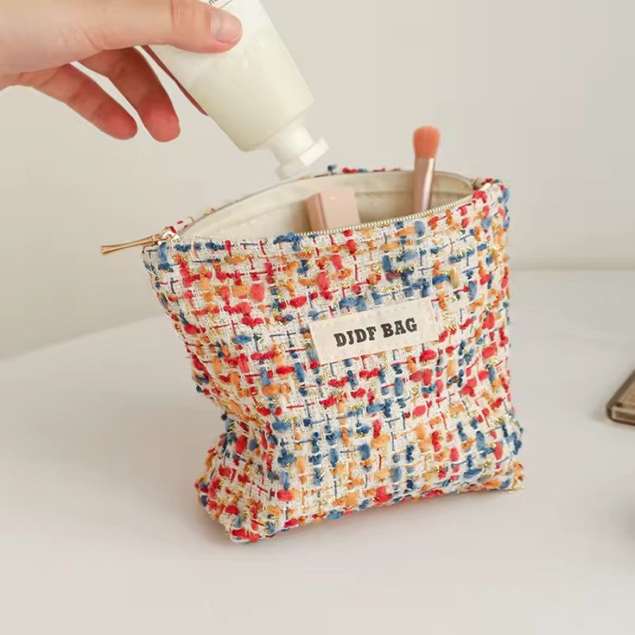 trousse de voyage femme en tissu artisanale