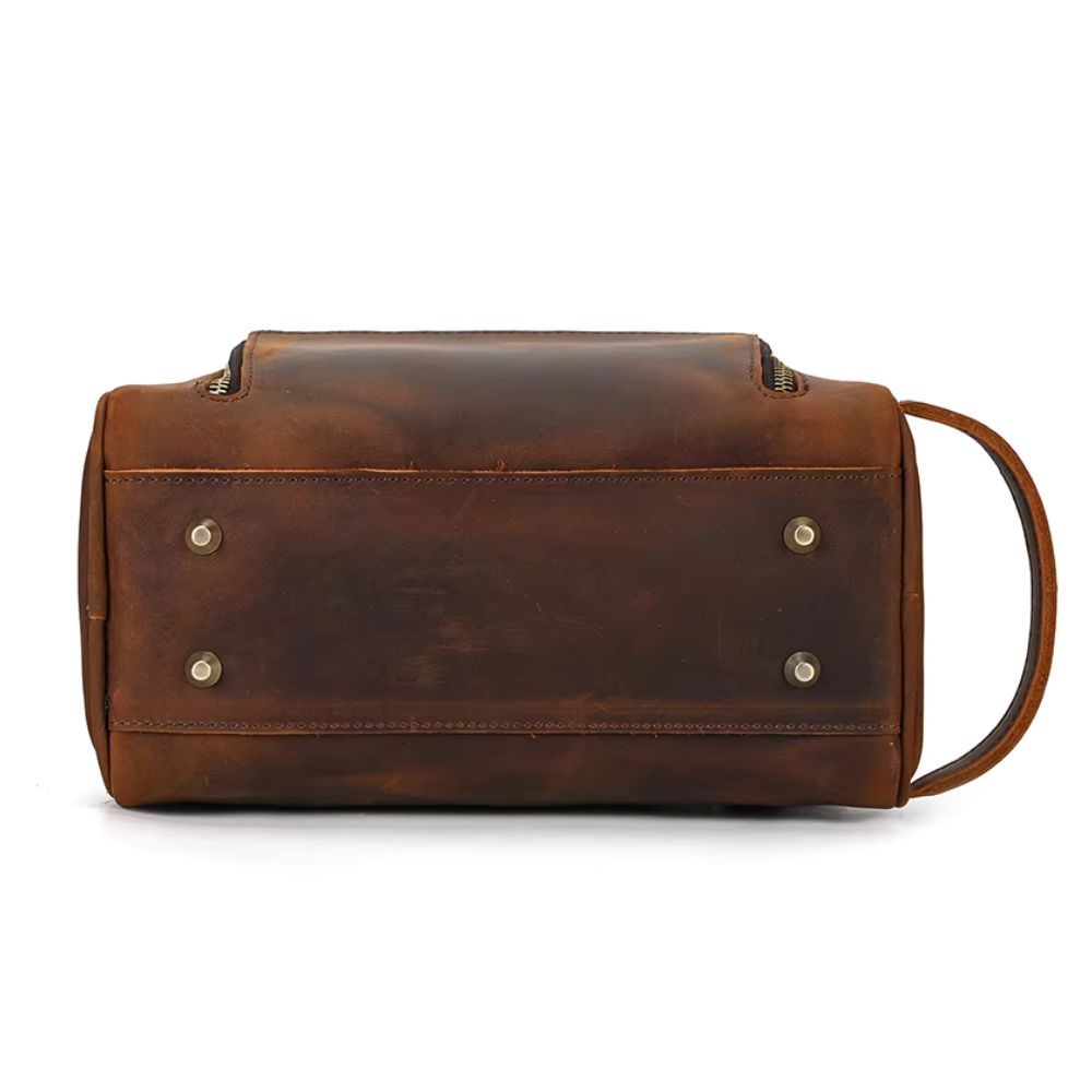 Trousse en cuir marron – Image 5