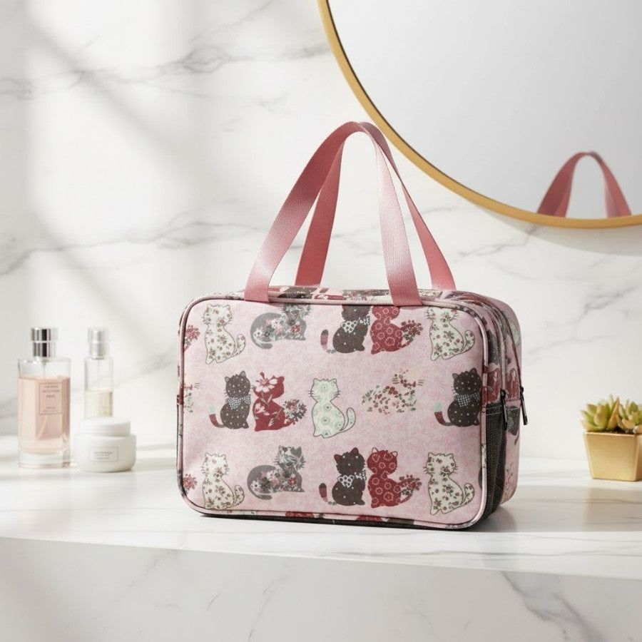 Vanity chat - format voyage à double compartiments – Image 2