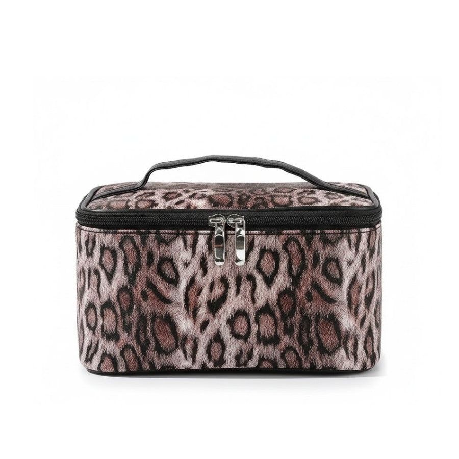 Vanity léopard - modèle femme pour maquillage & voyage