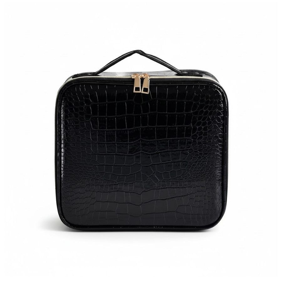 Vanity trousse de maquillage - crocodile