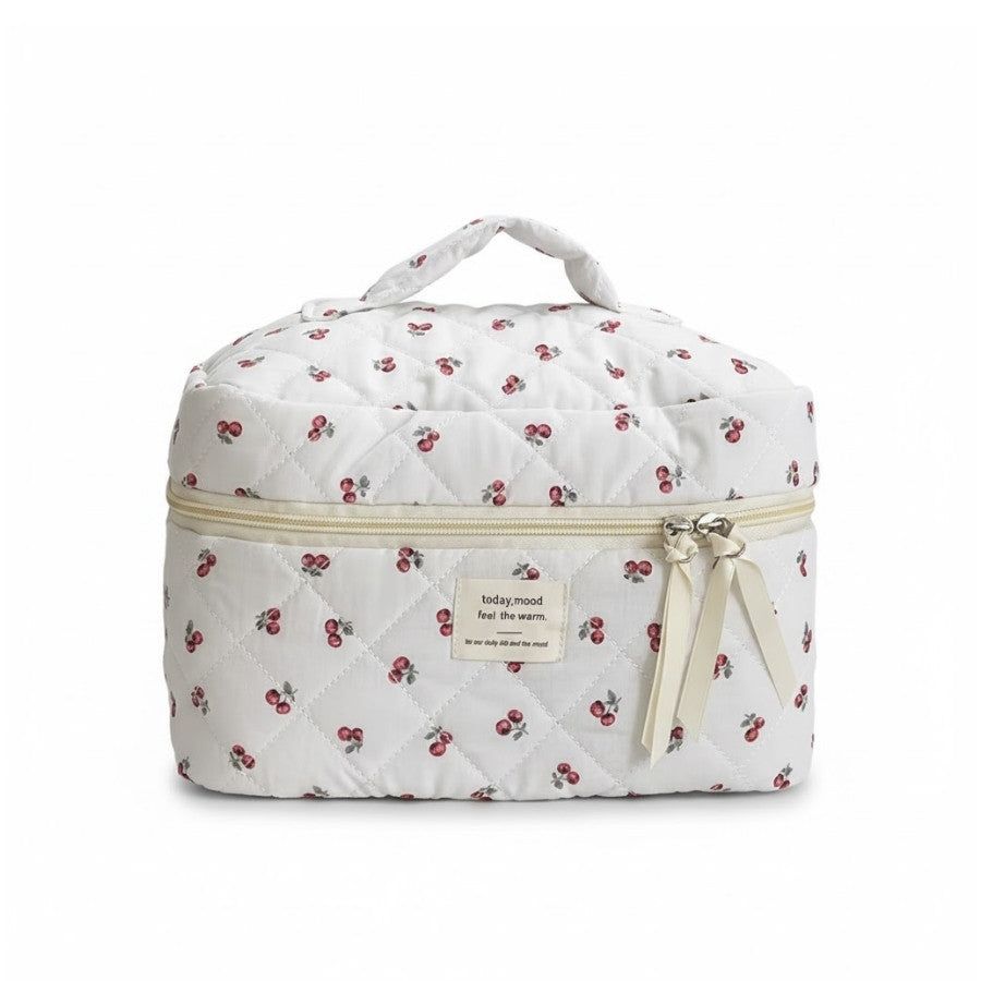 Vanity trousse de toilette femme - cerises