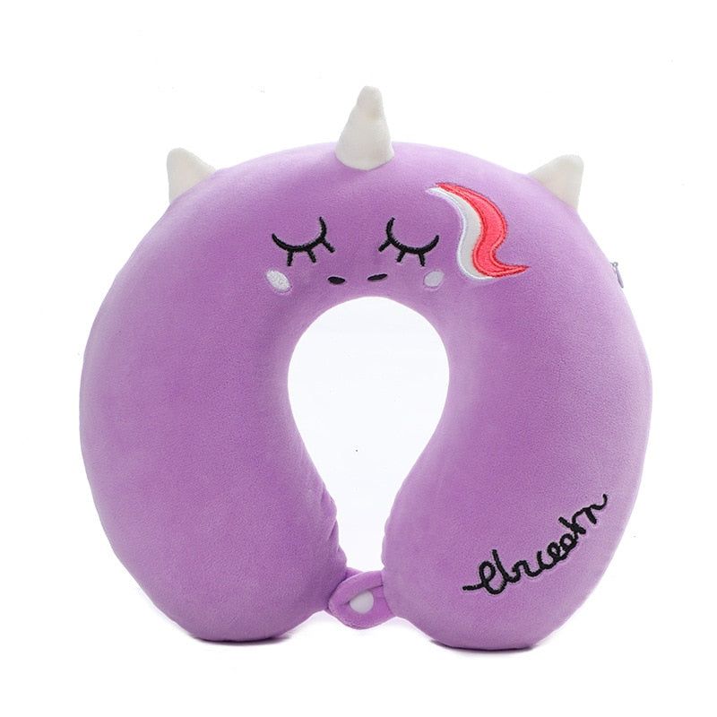 coussin de soutien cervical licorne