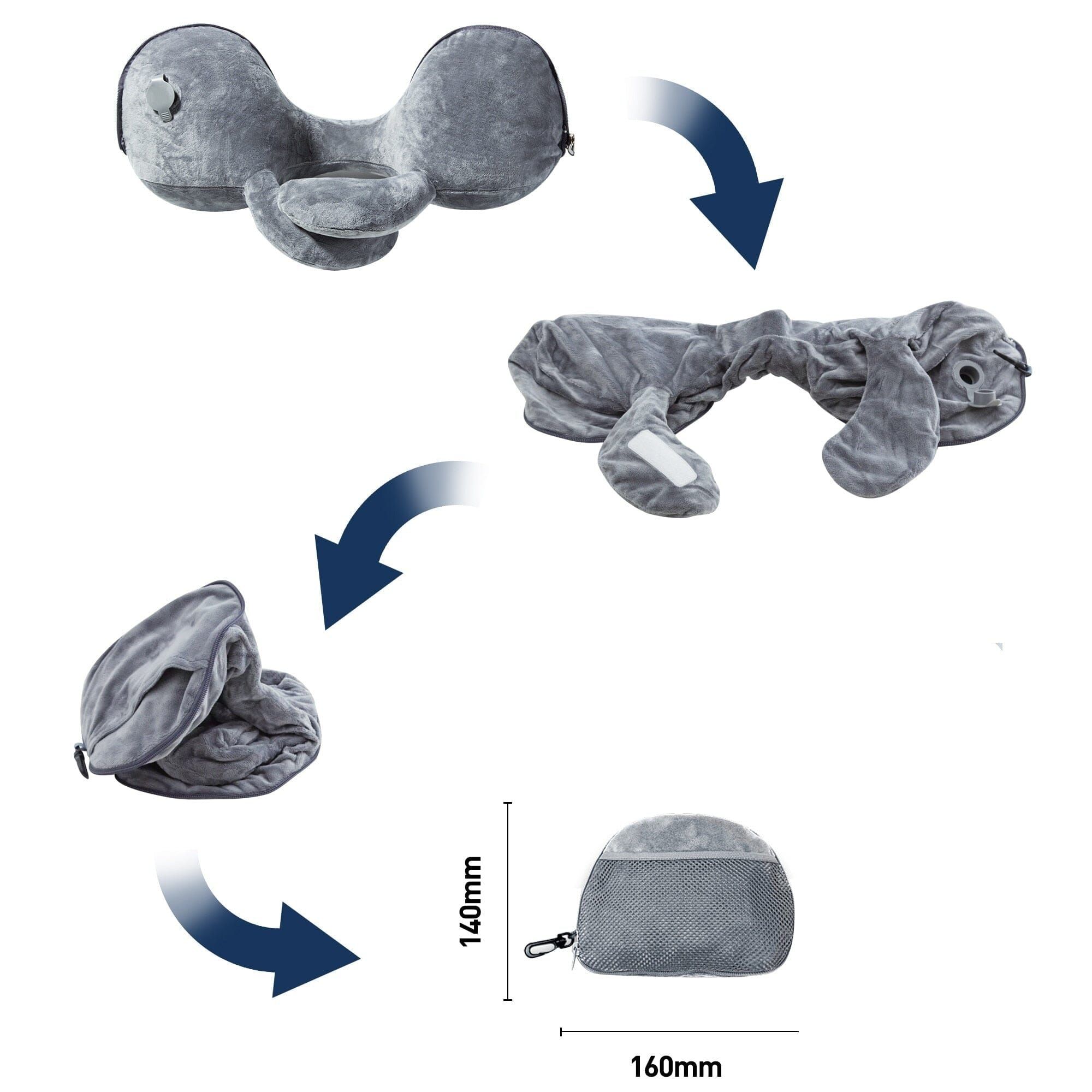 coussin gonflable confortable pour voyage