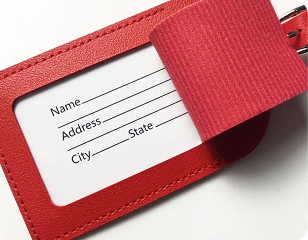 étiquette bagage design unique