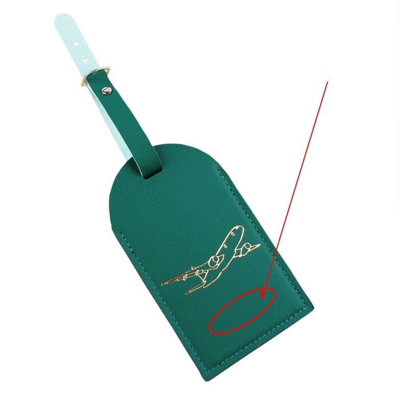 étiquette de bagage créative pour amoureux des voyages