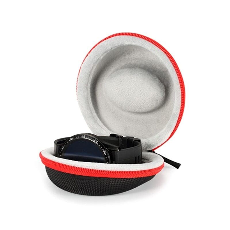 étui de voyage pour montre en rouge