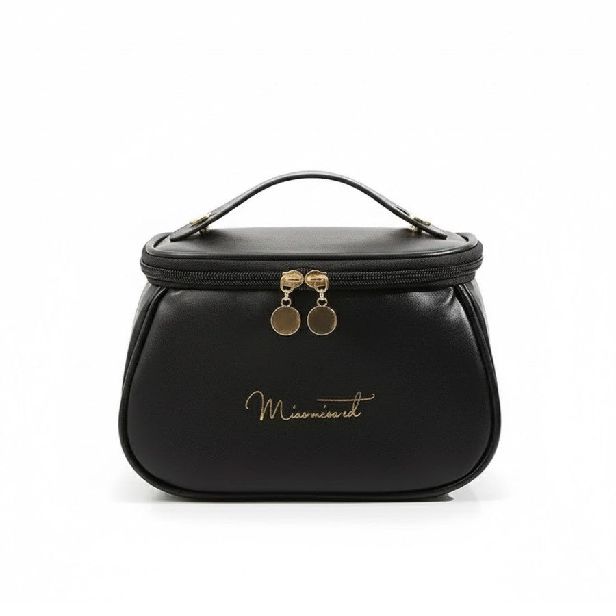 Petit Vanity Maquillage - Simili Cuir Souple avec Compartiments – Image 5