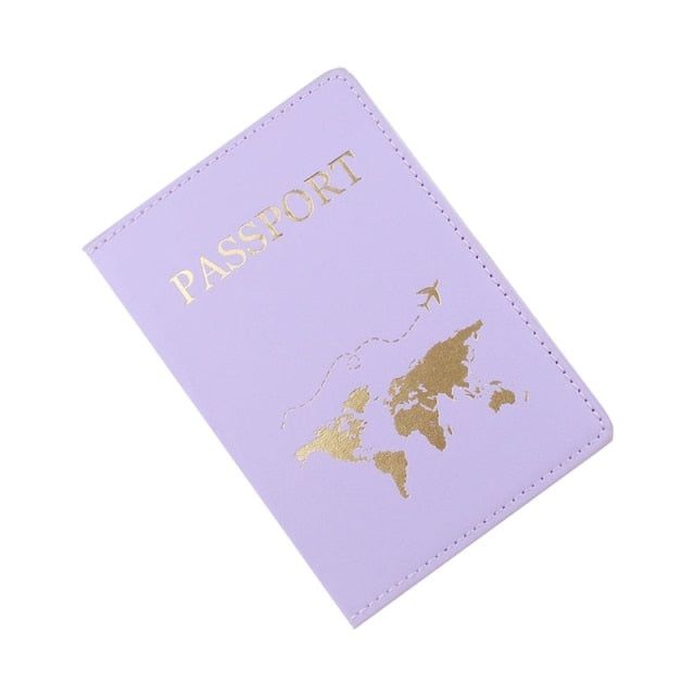 porte passeport avec motif inspirant