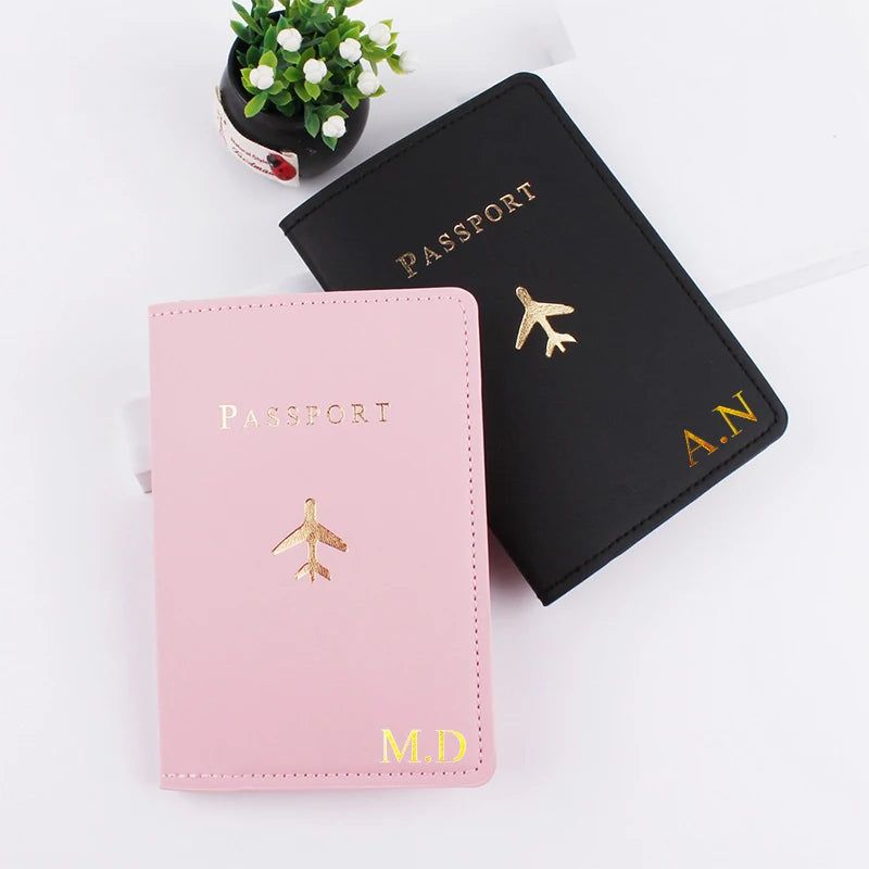 Protège-passeport personnalisé avec motif avion