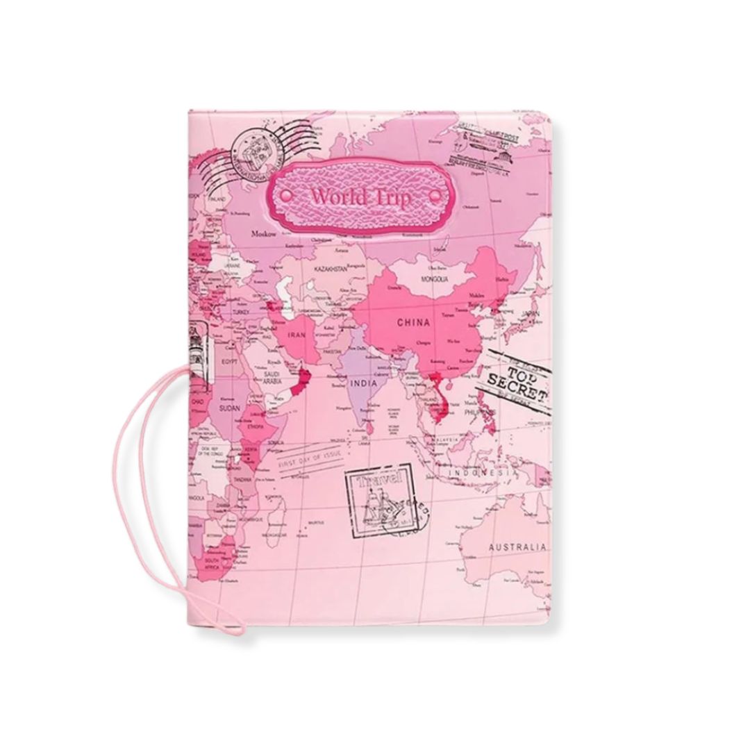 Protège-Passeport Rose – Image 2