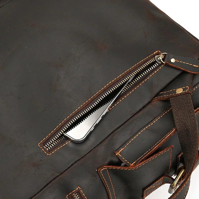 sac à dos confortable en cuir pour homme