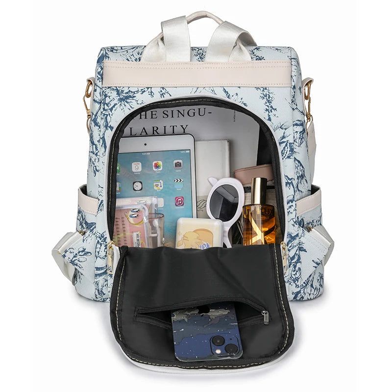 sac à dos femme élégant avec fermeture dans le dos