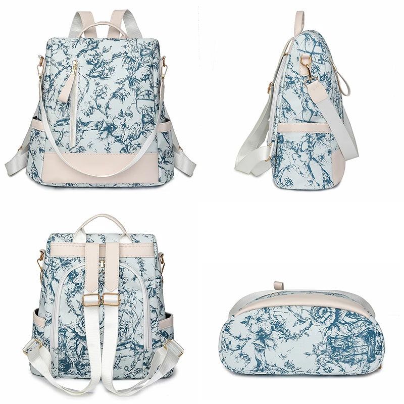 sac à dos femme en cuir avec fermeture à l'arrière