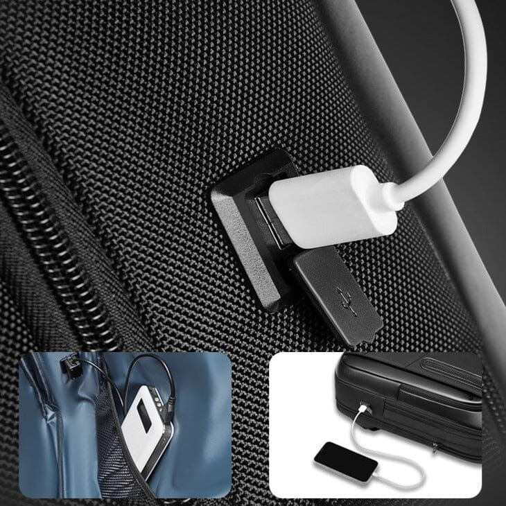 sac à dos homme connecté pour ordinateur 17 pouces