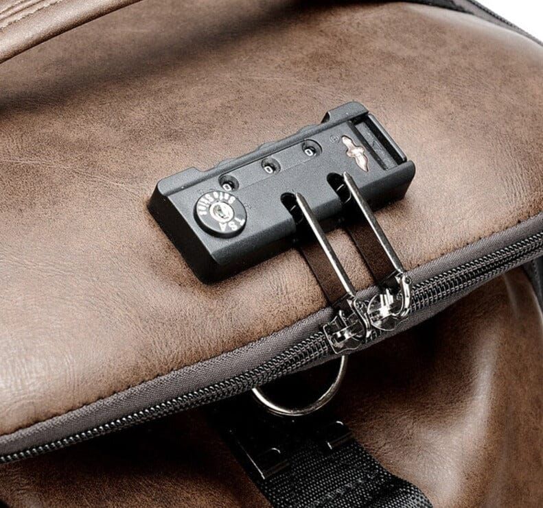 sac à dos homme rétro sécurisé pour le voyage