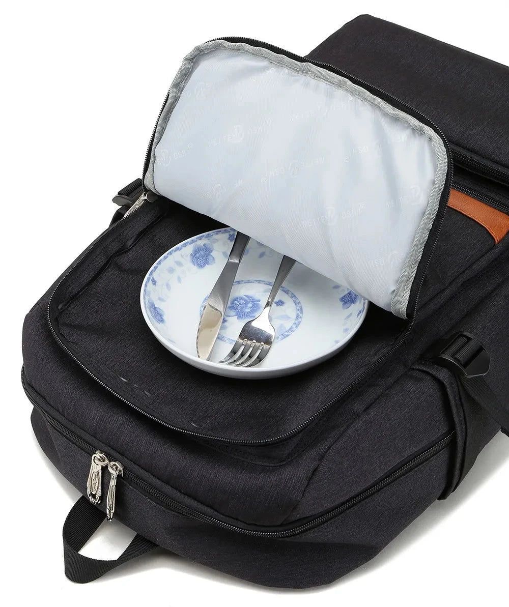 sac à dos ordinateur avec protection et espace isotherme