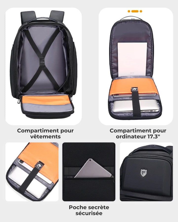 sac à dos de voyage pratique pour ordinateur